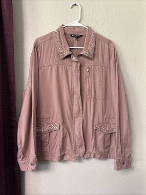 RB11 Baccini light Off Denim Jacket Size Extra Large